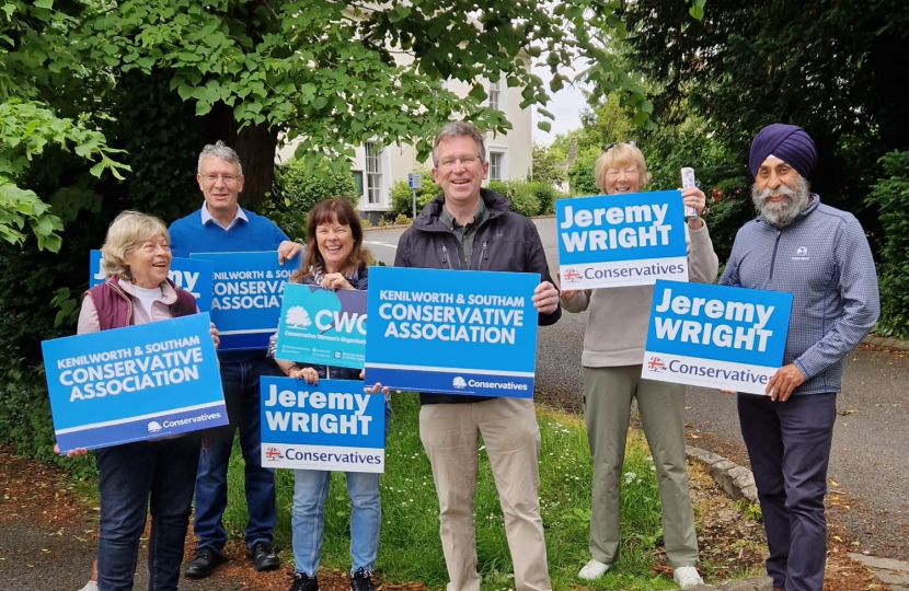 Jeremy out with some of the team this morning in Southam