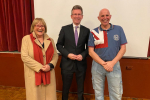 Dr Isabella Moore (Left) Sir Jeremy Wright KC MP (Middle) Cllr Rik Spencer (Right)